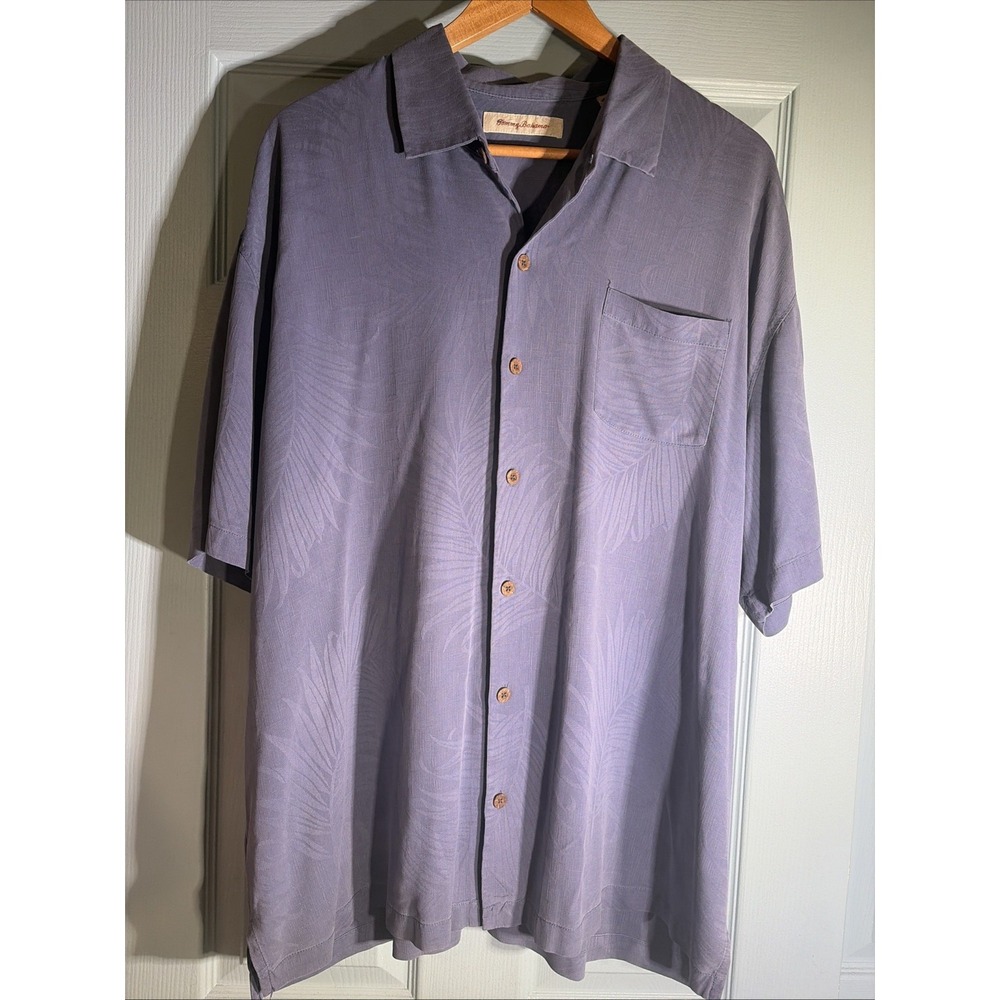 Tommy Bahama 100% Silk Short-Sleeve Camp Shirt XXL